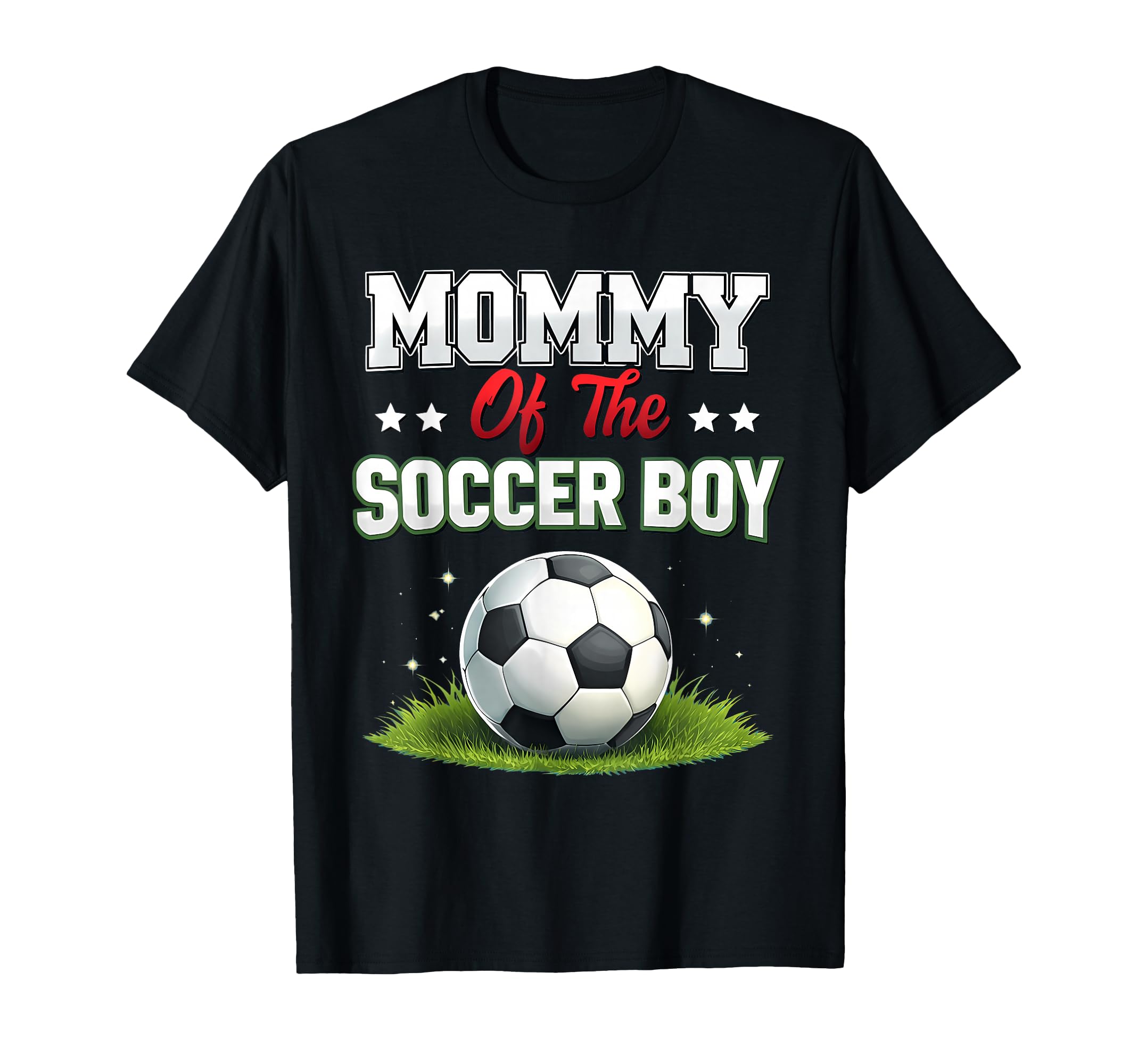 Mommy Soccer Proud Mom Soccer T-Shirt - Casual Everyday Wear Men Women