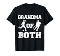 Grandma Both Funny Soccer Hockey T-Shirt - Fun Novelty Design for Adults