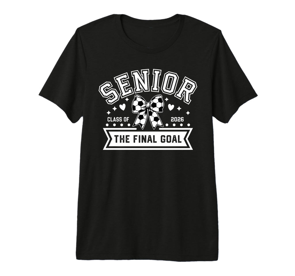 Senior Soccer Class 2026 Soccer T-Shirt - Minimalist Print Men Women