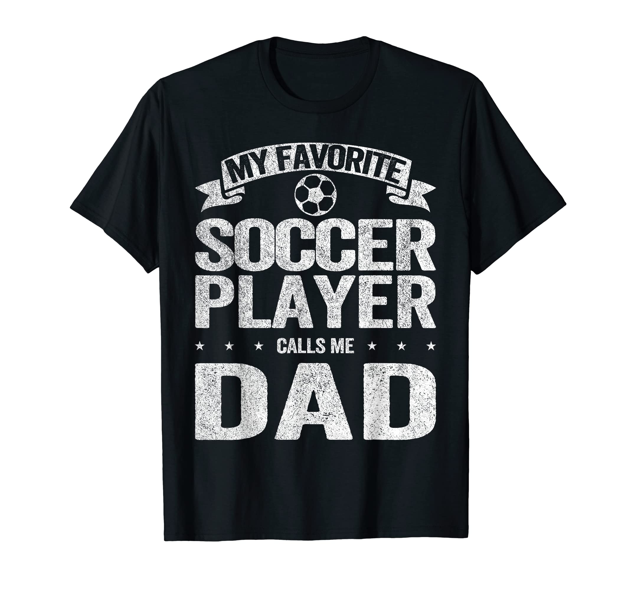 My Favorite Soccer Player Calls Me T-Shirt - Minimalist Print for Adults