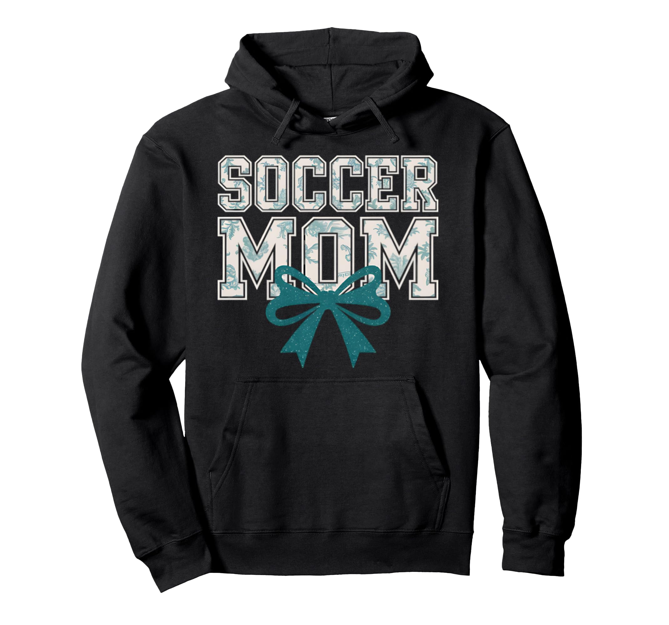 Soccer Mom Coquette Bow Mothers Day Hoodie - Aesthetic Graphic Unisex