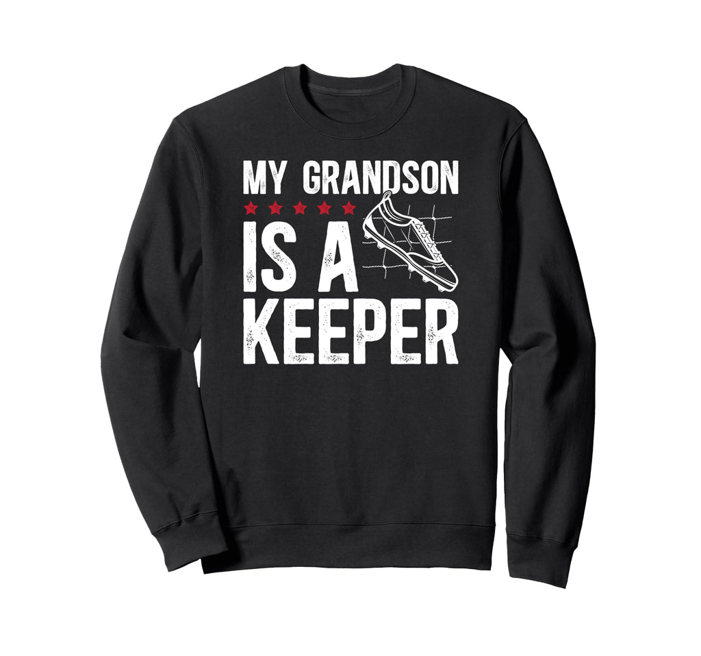 Soccer Keeper Grandpa Soccer Goalie Sweatshirt - Streetwear Style Unisex