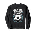 Coach Soccer Player Brick Wall Sweatshirt - Streetwear Style for Adults