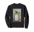 Serving Football Green Soccer Outfit Sweatshirt - Minimalist Print Unisex