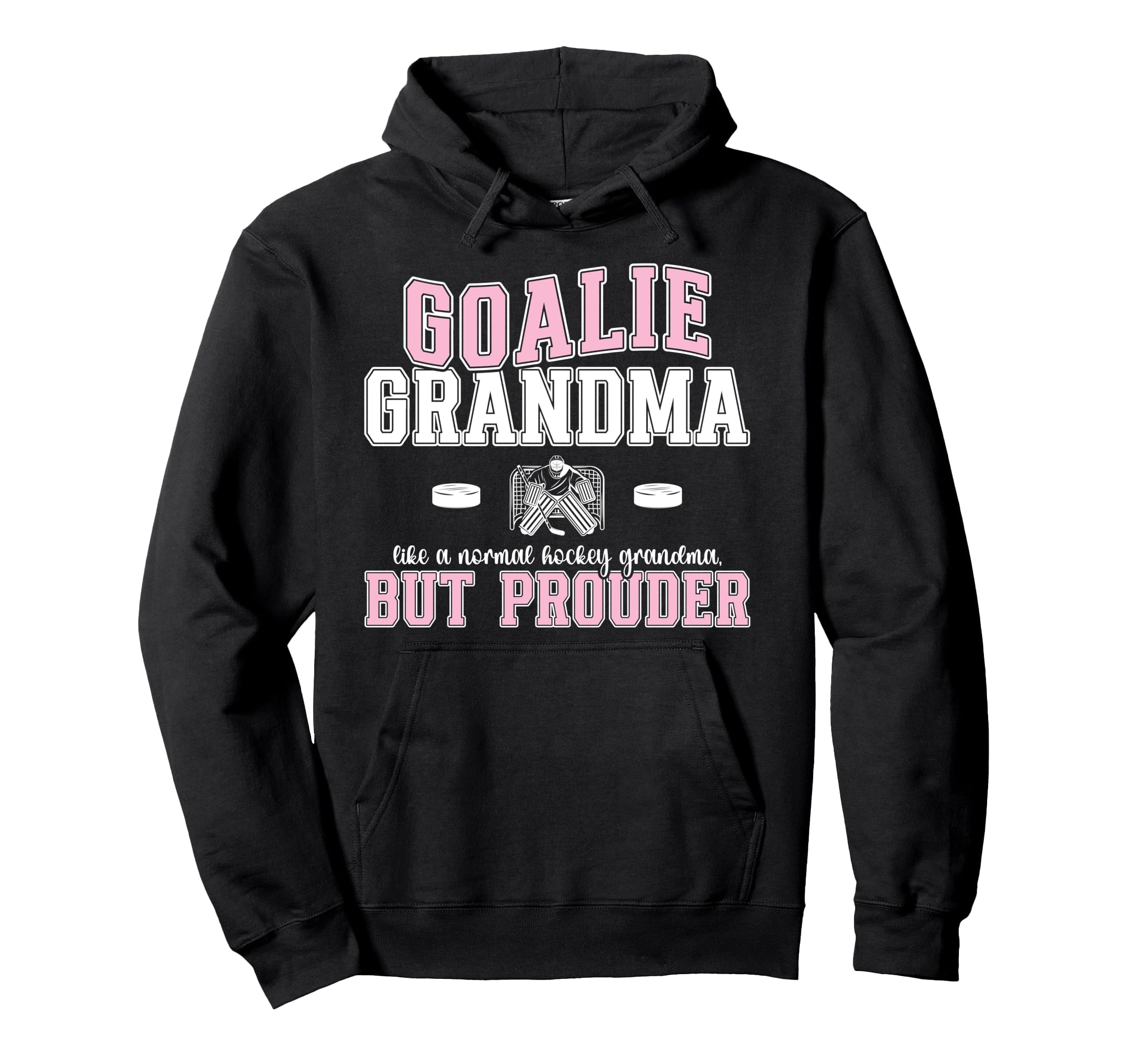 Hockey Goalie Grandma Hockey Keeper Hoodie - Trendy Graphic for Adults