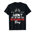 Aunt Birthday Soccer Party Family T-Shirt - Aesthetic Graphic for Adults