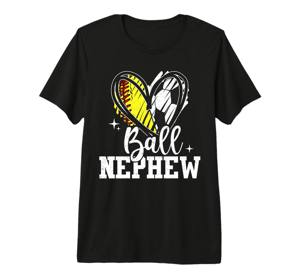 Ball Nephew Softball Soccer Ball T-Shirt - Aesthetic Graphic for Adults