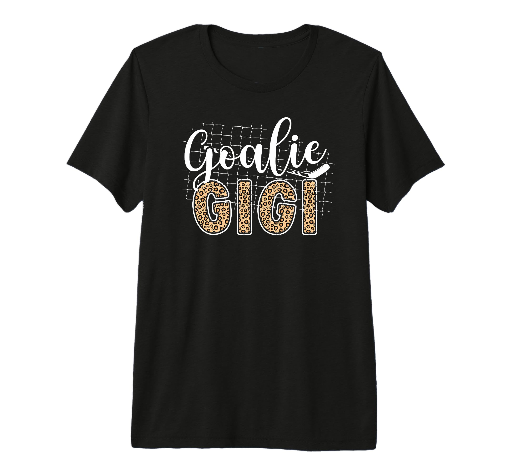 Ice Hockey Goalie Gigi Hockey Keeper T-Shirt - Custom Art Print for Adults