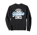 Proud Hockey Goalie Dad Hockey Sweatshirt - Unique Graphic Unisex
