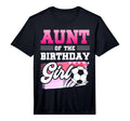 Mens Aunt Birthday Soccer Players Sport T-Shirt - Custom Art Print Unisex