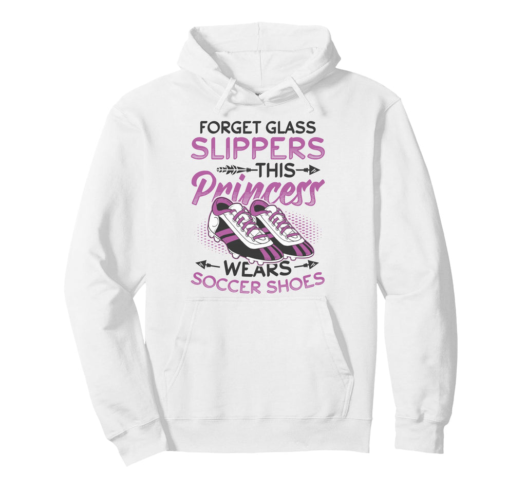 Princess Wears Soccer Shoes Female Hoodie - Unique Graphic for Adults