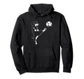 Dachshund Soccer Dog Kicking Ball Hoodie - Casual Everyday Wear Unisex