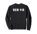 Senior 2025 High School College Sweatshirt - Minimalist Print Men Women