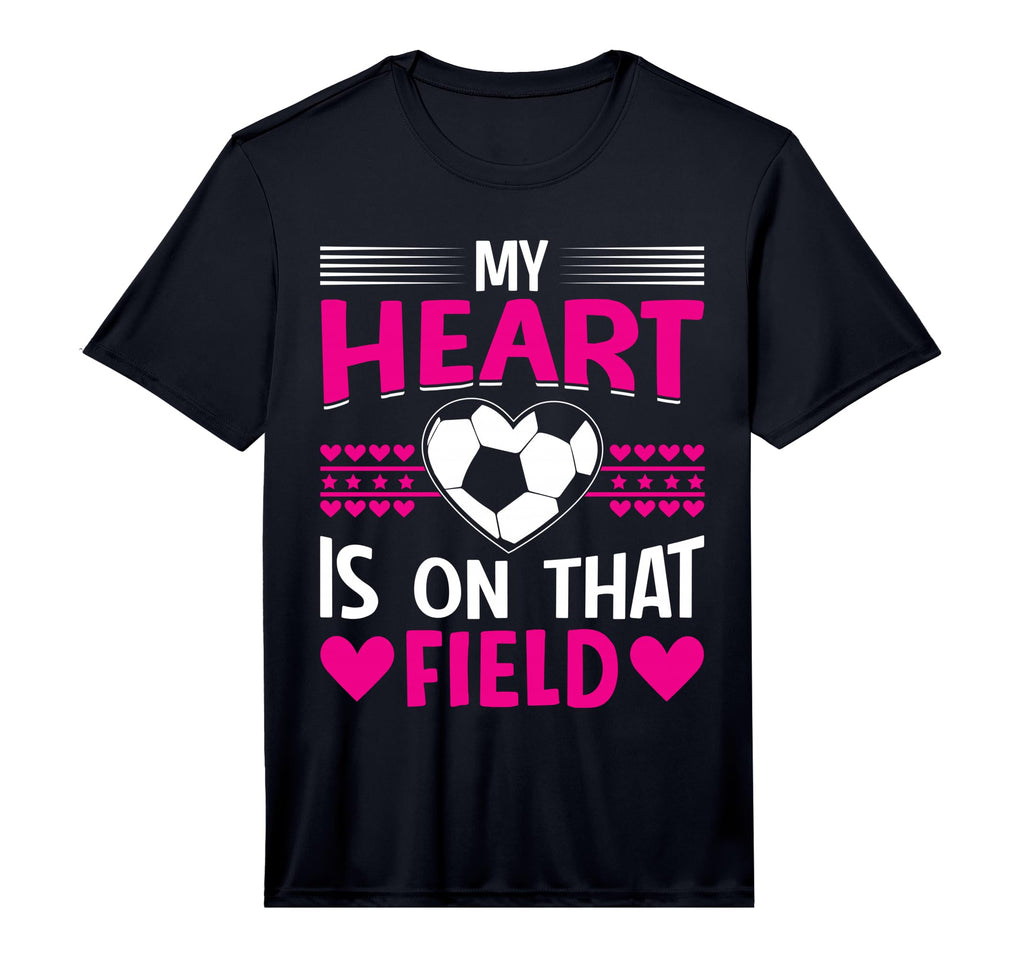 My Heart Is That Field I Soccer T-Shirt - Trendy Graphic Men Women
