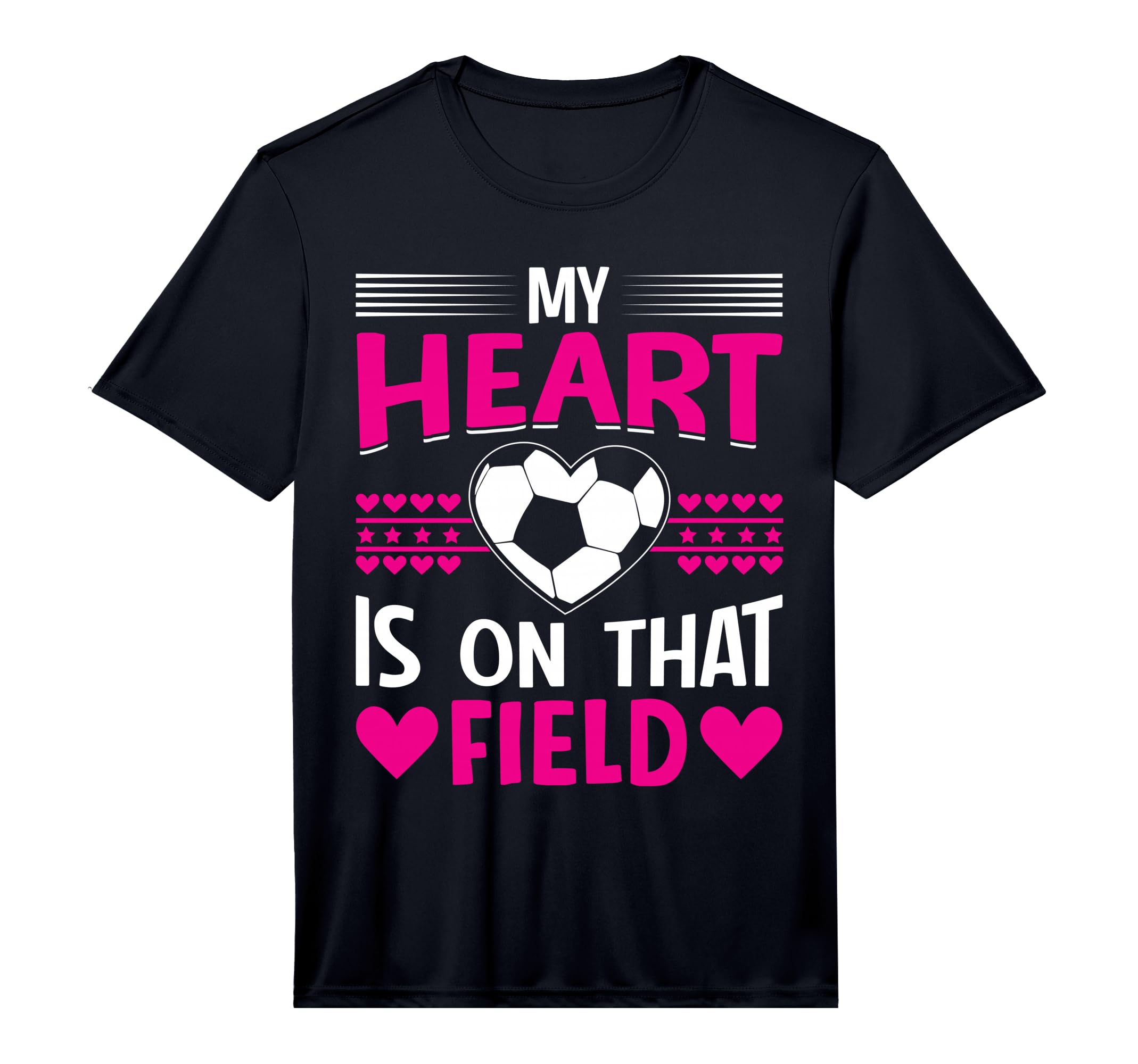 My Heart Is That Field I Soccer T-Shirt - Graphic Print Men Women