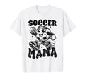 Checkered Soccer Mama Soccer Mom T-Shirt - Casual Everyday Wear for Adults