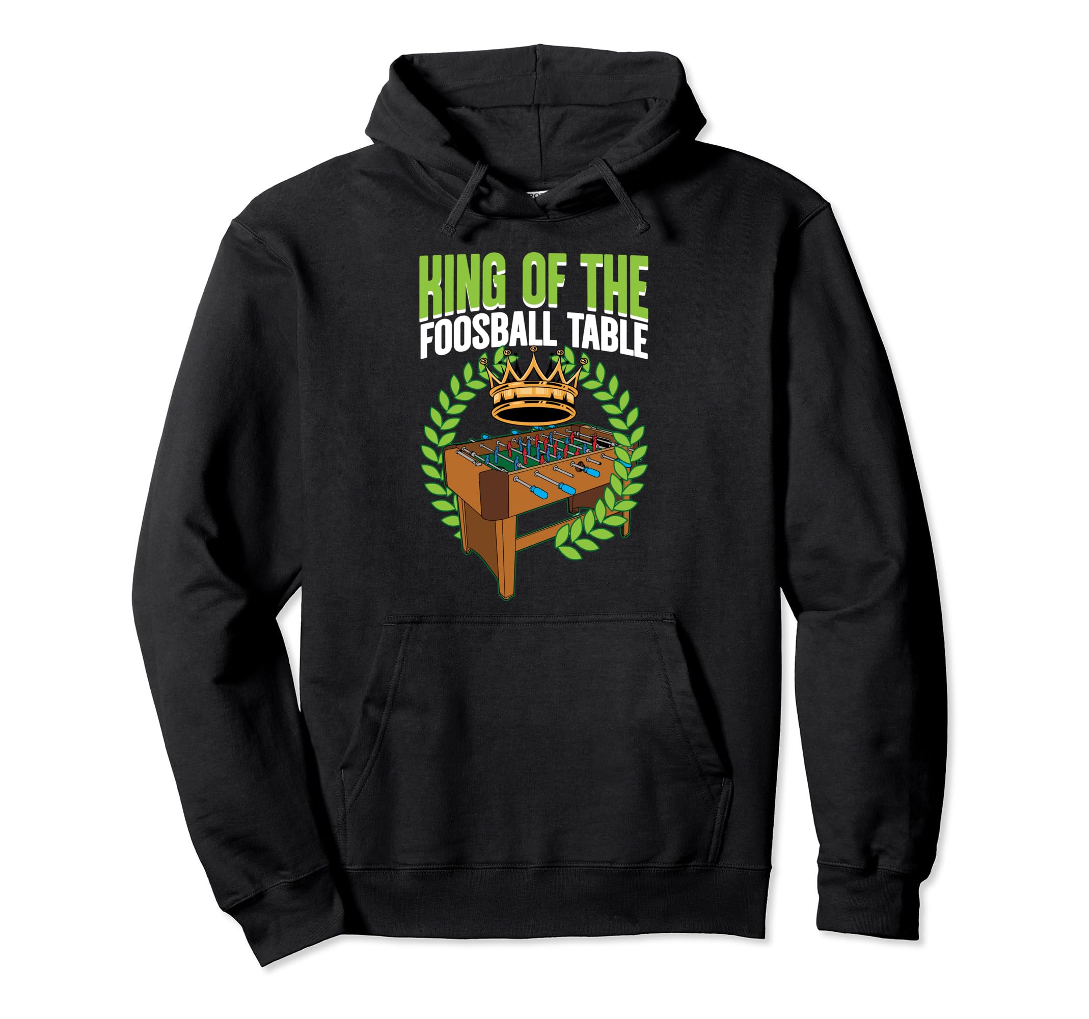 King Foosball Table Football Soccer Hoodie - Aesthetic Graphic Unisex