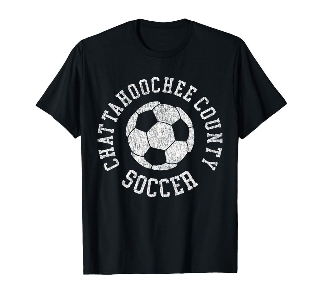 Chattahoochee County Soccer T-Shirt - Fun Novelty Design Men Women