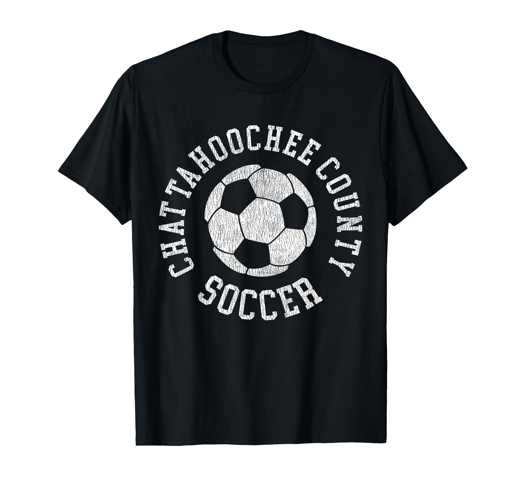 Chattahoochee County Soccer T-Shirt - Fun Novelty Design Men Women
