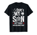 My Son Hockey Goalie Mother Ice Hockey T-Shirt - Streetwear Style Unisex