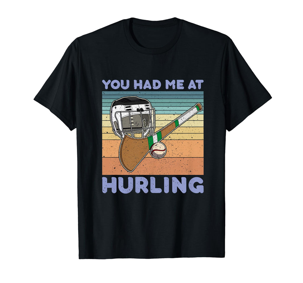 Hurling Helmet Athletic T-Shirt - Casual Everyday Wear for Adults