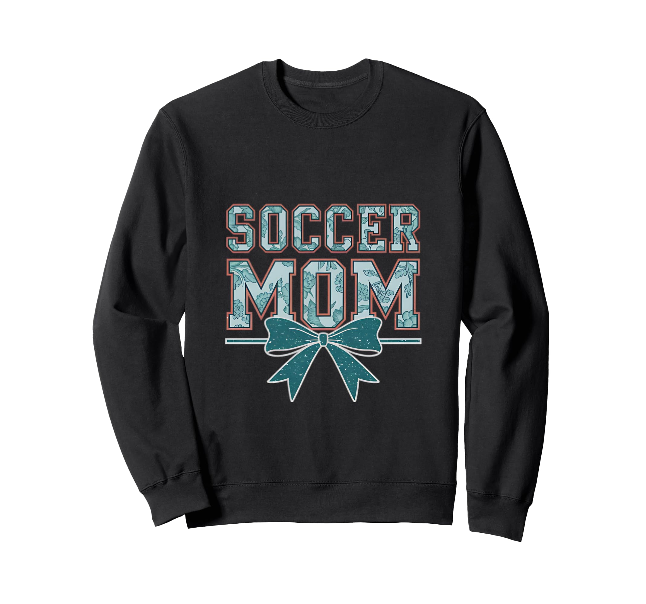 Soccer Mom Coquette Bow Mothers Day Sweatshirt - Minimalist Print Men Women