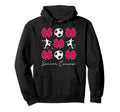 Soccer Cousin Soccer Player Cousin Coquette Hoodie - Trendy Graphic Unisex