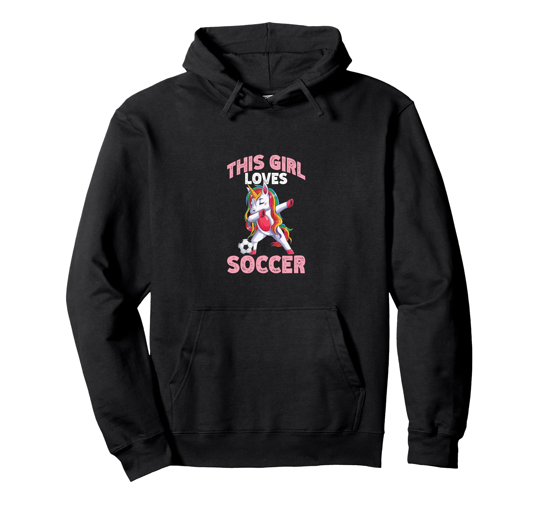 Loves Soccer Funny Sport Hoodie - Minimalist Print Men Women