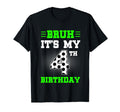 Bruh Its My 4Th Birthday Soccer 4 T-Shirt - Aesthetic Graphic for Adults