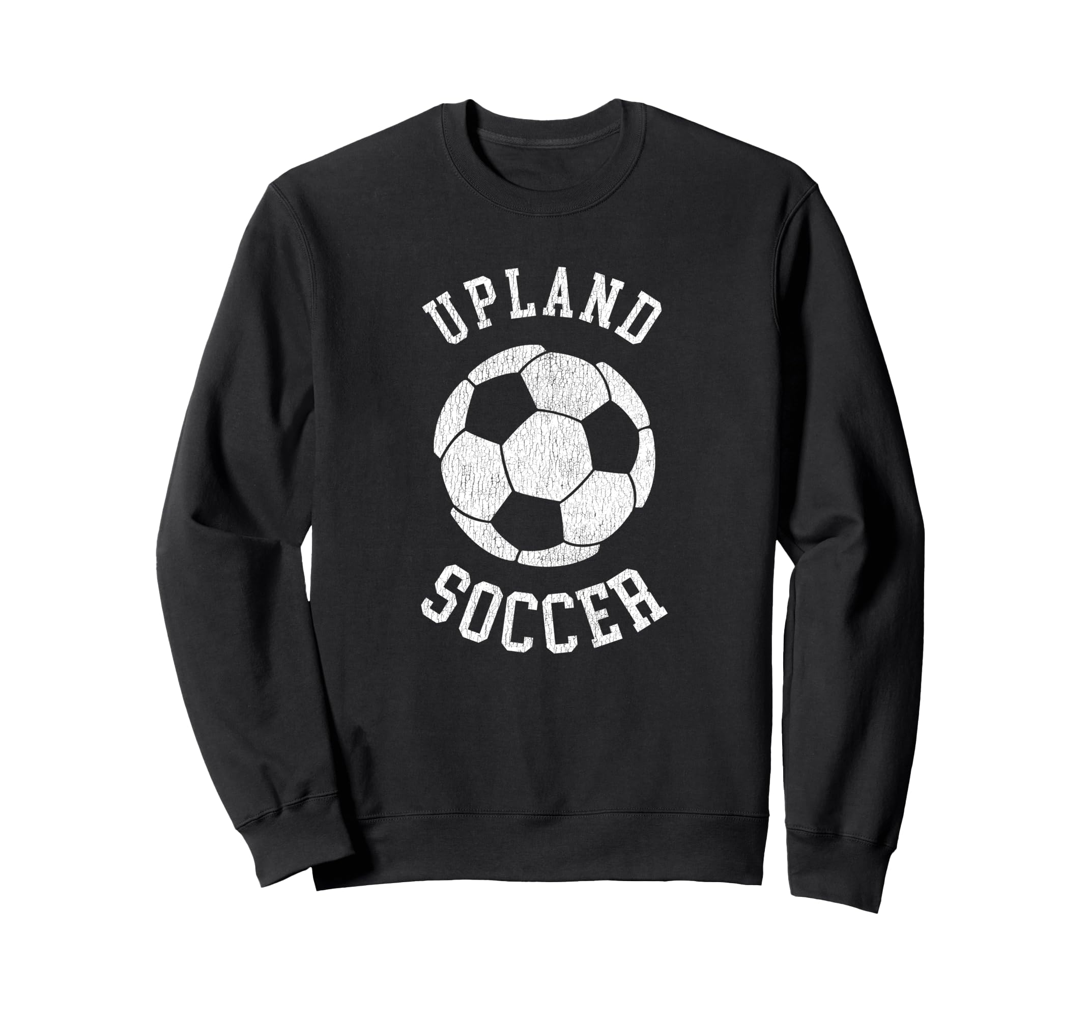 Upland Soccer Distressed 90S Sweatshirt - Graphic Print Men Women