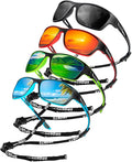 KALIYADI Polarized Sunglasses for Men, Sports Sun Glasses for Driving Cycling Fishing with UV protection