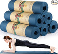 Timgle 6 Pcs 10mm Thick Yoga Mat Bulk, 68 x 24 Inches, Anti-Slip Tear-Resistant Exercise Mat for Adult Fitness, Stretching, Workout and Studio