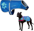 Dog Reflective Vest – Hi-Vis Fluorescent Visibility That Helps to Safeguard Your Pet On/Off Leash in Urban & Rural Areas (Blue, Large)