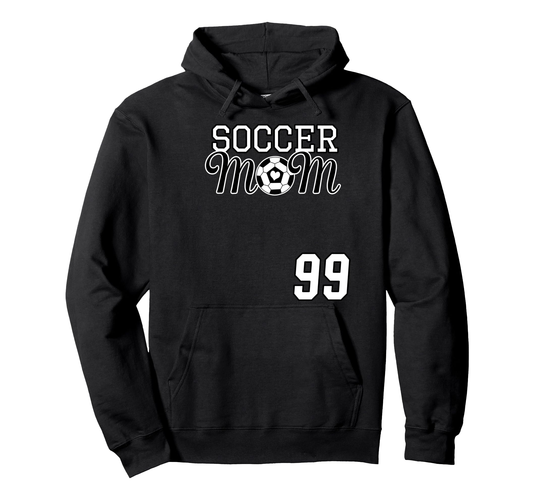 Number 99 Soccer Mom Mothers Day 99 Hoodie - Aesthetic Graphic Men Women