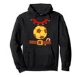 Elf Costume Soccer Ball Player Coach Hoodie - Aesthetic Graphic for Adults