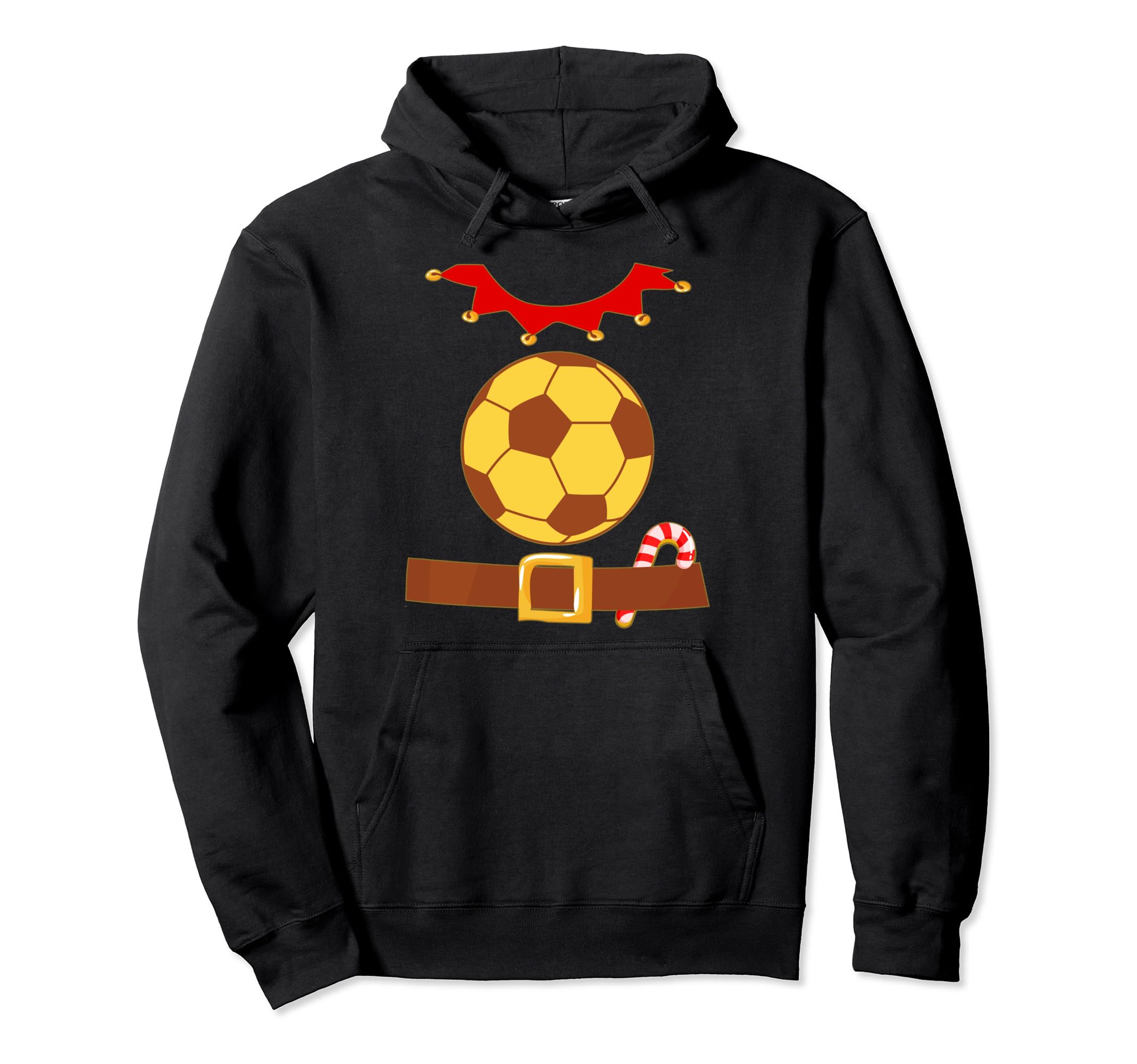 Elf Costume Soccer Ball Player Coach Hoodie - Aesthetic Graphic for Adults