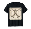 Funny Artistic Vitruvian Art Soccer T-Shirt - Minimalist Print Men Women