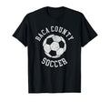 Baca County Soccer Distressed 90S T-Shirt - Graphic Print Unisex