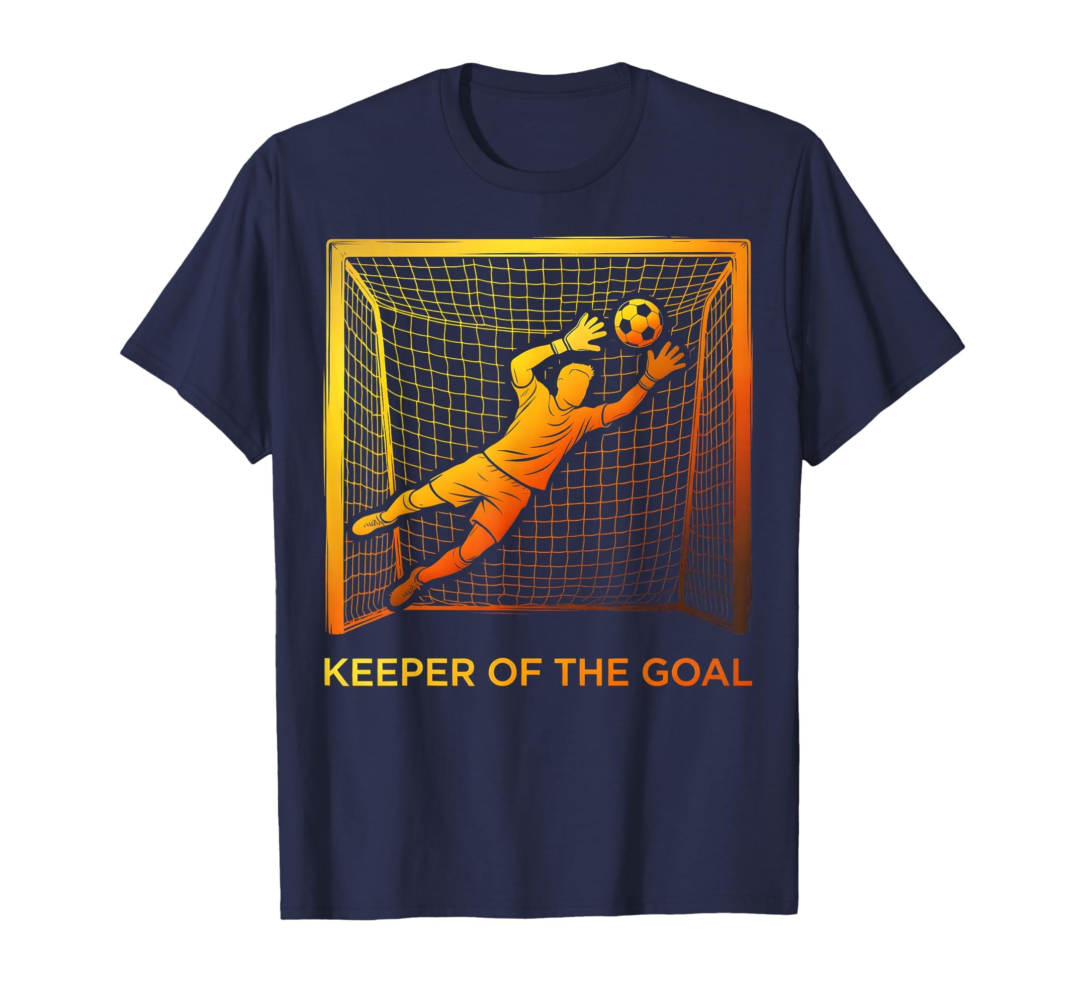 Keeper Goal Soccer Goalkeeper T-Shirt - Streetwear Style for Adults