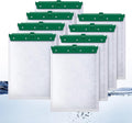 8 Count Medium Filter Cartridges Compatible with Whisper Bio Bag Filters, Large Aquarium Filter Cartridge for Whisper 10i/IQ10/PF10 and Repto Filter 90 GPH