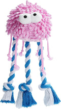 Nocciola Plush Squeaky Dog Toys, Cute Durable Stuffed Crinkle Puppy Pet Chew Toys for Large Medium Small Dogs - Jellyfish