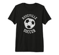 Roseville Soccer Distressed 90S Tri T-Shirt - Streetwear Style Men Women