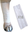 Protective Sleeve Tubular Cover - Bandages - for Dogs Cats and Other Pets First Aid Wound Care Comfortable Non-Adhesive Breathable & Water Resistant 18 Strips (yields 36-54 Covers)-(X-Small)
