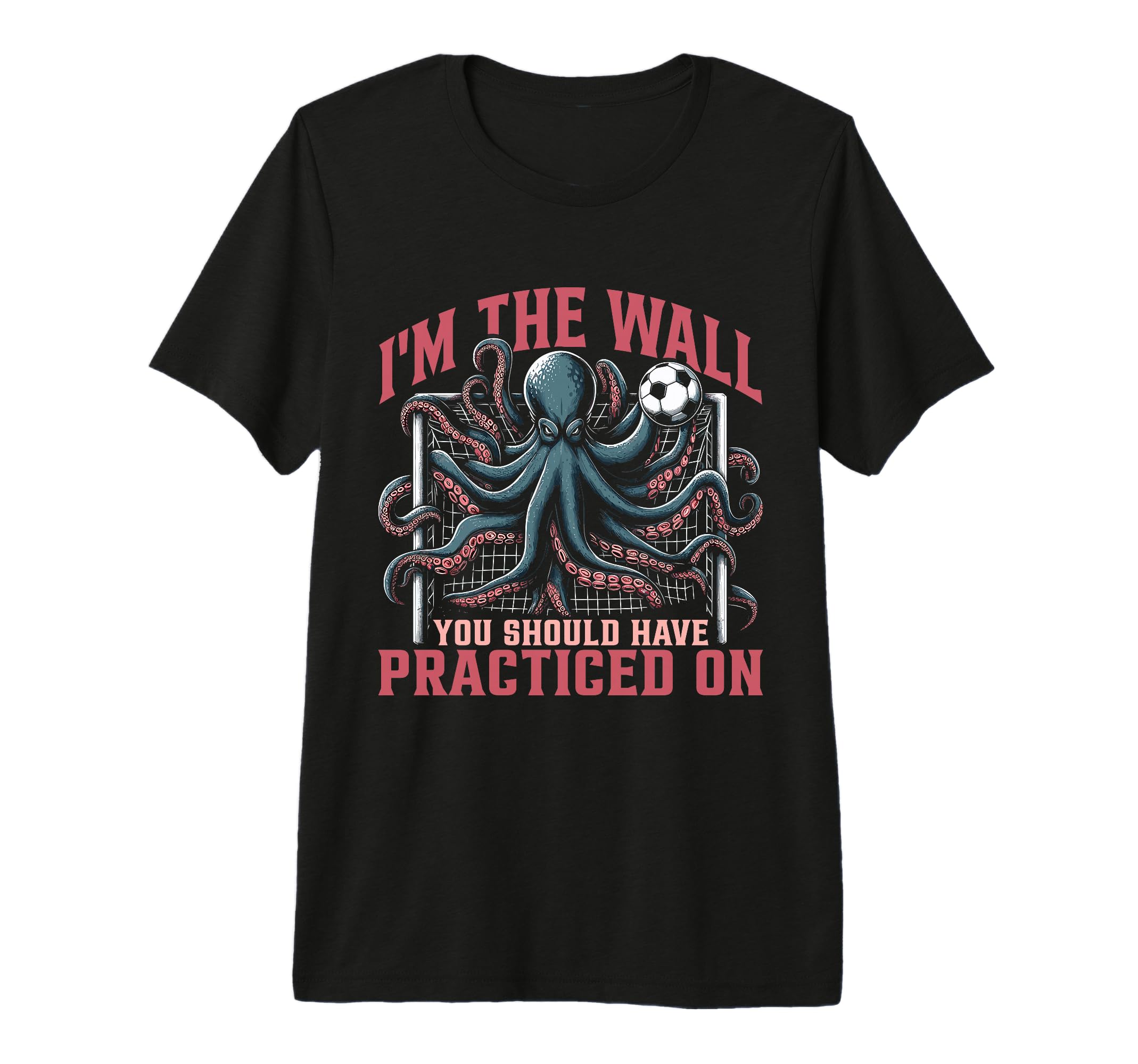 Goalkeeper Octopus Soccer Goalie Tri T-Shirt - Custom Art Print for Adults