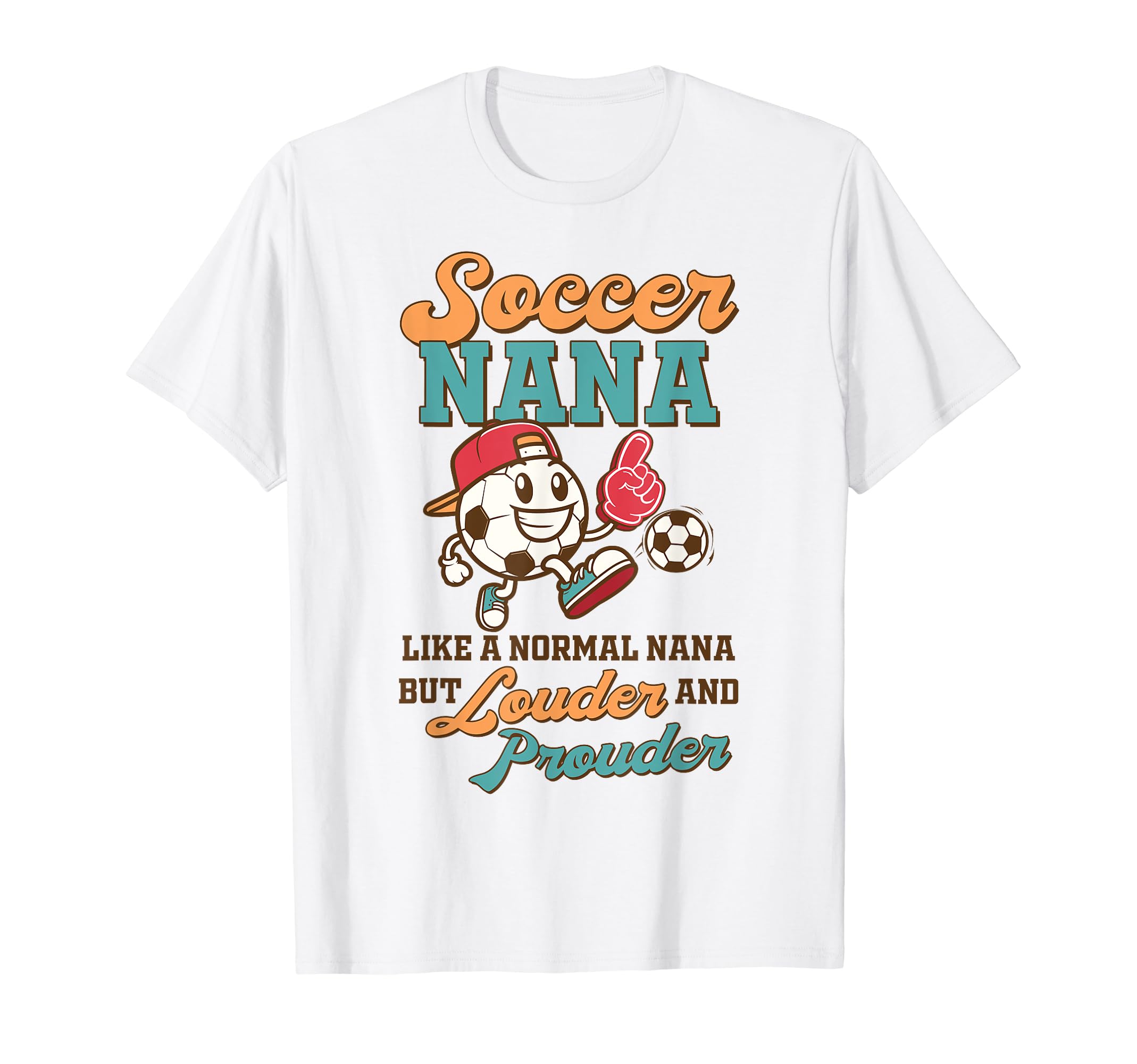 Soccer Grandma Game Day Soccer Nana T-Shirt - Unique Graphic for Adults
