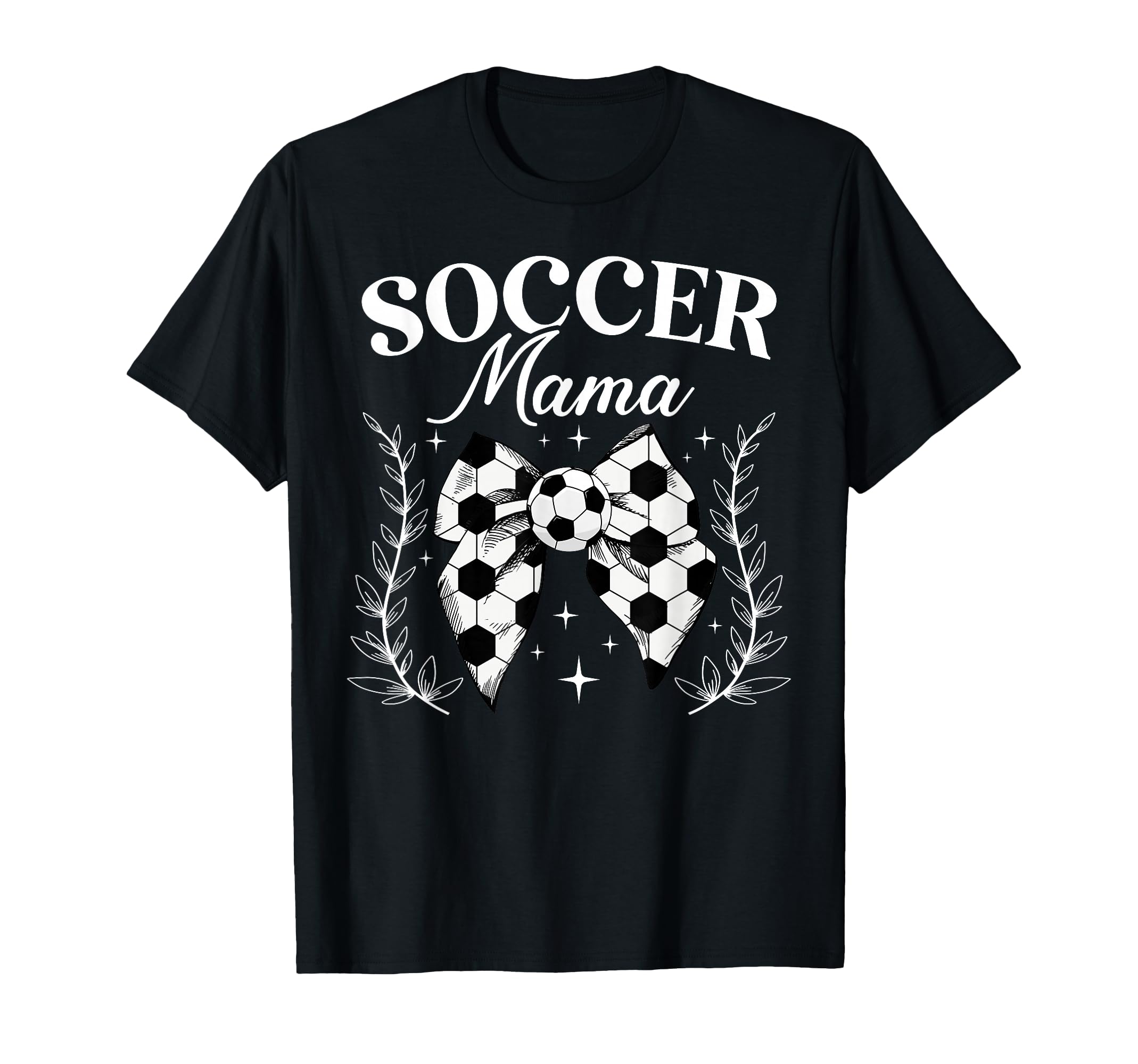 Soccer Mama Coquette Soccer Mom T-Shirt - Casual Everyday Wear Unisex