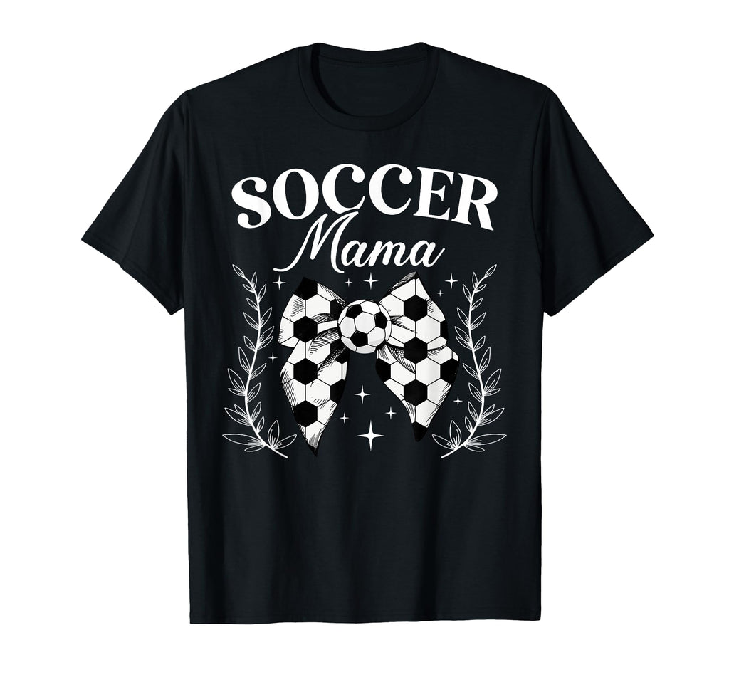 Soccer Mama Coquette Soccer Mom Soccer T-Shirt - Trendy Graphic Men Women