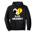 Ball Grammy Heart Funny Soccer Hoodie - Streetwear Style for Adults