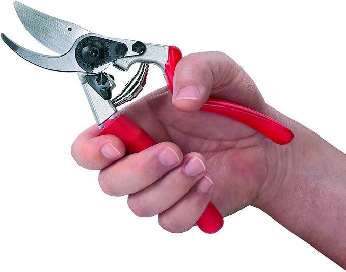Felco F7 Pruning Shears – 26" Swiss-Made Garden Clippers with Rotating Handle for Reduced Fatigue | Hand Pruners for Gardening | Garden Tool Cutter with Precision Bypass Blade, Aluminum Handles