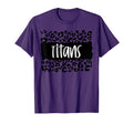 Titans Team Mascot School Spirit T-Shirt - Casual Everyday Wear Unisex